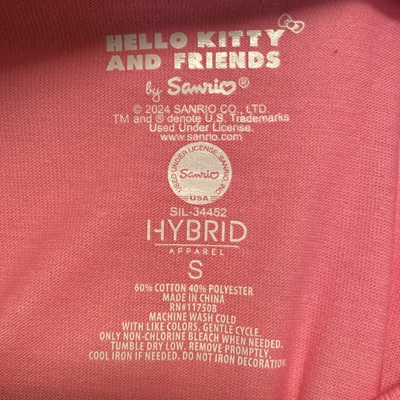 Brand New Hello Kitty and Friends Pink Short Sleeve Tee…size S - Picture 3 of 4